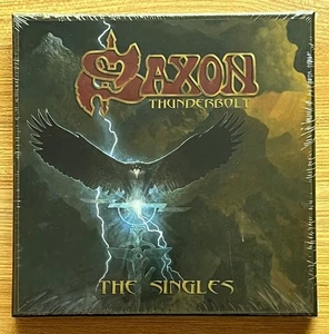 Saxon Thunderbolt: The Singles 2019 Sealed 7” Box Set N.W.O.B.H.M. - Picture 1 of 3
