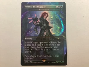 MTG SLD UNSEAT THE USURPER PRAETOR’S GRASP Foil NM (9617) Graded Power - Foto 1 di 2