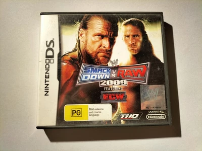 SmackDown Vs Raw 2009 DS Game THQ | Tested & Working - Image 1 of 2