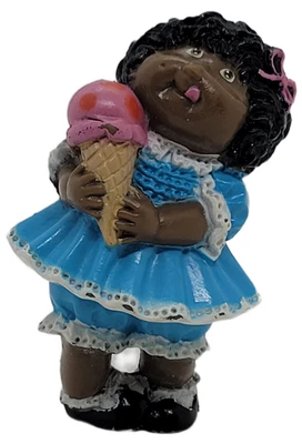 OAA 1984 Cabbage Patch Kids Ice Cream African American Girl PVC Figure - Image 1 of 4