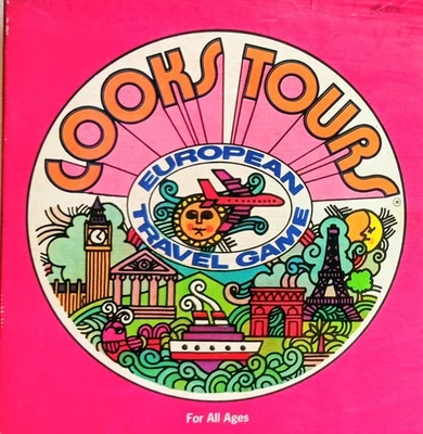 Vtg 1972 Cooks Tour Selchow Righter European Travel Board Game   - Image 1 of 4
