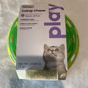 PerStages Catnip Chaser Cat Toy Open And Close Vents For Scent Endless Fun - Picture 1 of 4