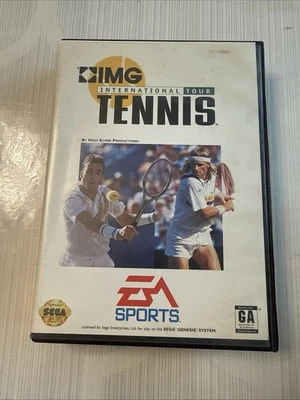 IMG International Tour Tennis Ea Sports Cartridge For Sega Genesis Vintage 1994 - Image 1 of 2