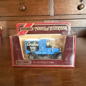 Matchbox Die Cast Models of Yesteryear Y-12 1912 Cerebos Salt Model ‘T’ Ford - Picture 1 of 5