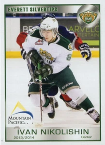 2013/14 Everett Silvertips - IVAN NIKOLISHIN [Avangard Omsk] KHL - Picture 1 of 2