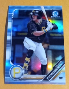2019 Bowman Draft Chrome Refractor Travis Swaggerty #BDC-170 - Pittsburg Pirates - Picture 1 of 2