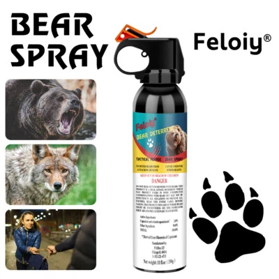 Feloiy BEAR SPRAY 32ft Range 11 oz Camping & Hiking Protection