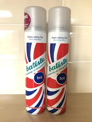 Batiste Dry Shampoo - Brit - 200ml - twin pack - light and fresh scent - Image 1 of 4