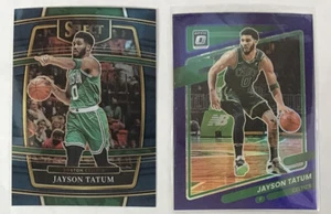 2021-22 Optic #25 Jayson Tatum Purple And Select #77 - Picture 1 of 2