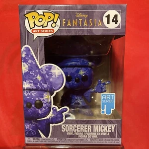 Funko Pop! Disney Fantasia Sorcerer Mickey Art Series #14 (80 Yrs Celebration) - Picture 1 of 6