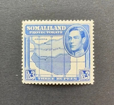 Somaliland SG 103 3r blue MNH - CAT £35 - Image 1 of 2