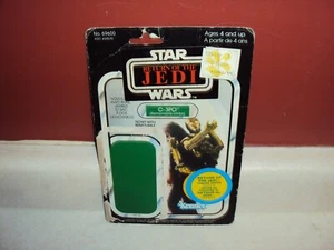 STAR WARS VINTAGE C-3PO ESB ROTJ CANADA CANADESE TRANSIZIONE CARDBACK 47 DORSO HBC - Foto 1 di 2
