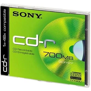 Sony CD-R 80 CDQ80N5 Recordable Blank CDR Disc 80MIN / 700MB – NEW & SEALED - Picture 1 of 7