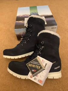 Meindl Women's Boots Grenoble GTX , Marine, UK5, New Damaged Box - Picture 1 of 12