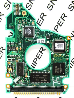 PCB - Toshiba 20GB MK2018GAP IDE (HDD2164 C ZE01 T) B360220 B0/M1.42A Hard Drive - Image 1 of 4