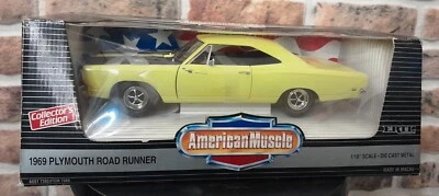 Plymouth Road Runner (Beep Beep) 1969 – American Muscle - Scala 1:18 - Immagine 1 di 4