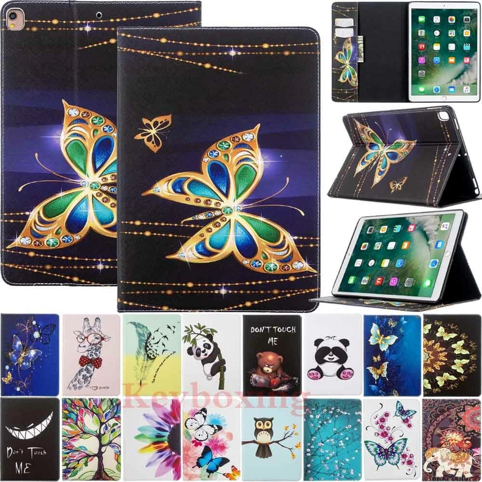 Funda de cuero con soporte abatible para iPad 7ª 6ª 5ª 4ª generación/mini/aire/pro Foto 1 de 4