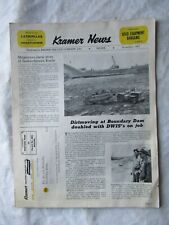 1955 Cat Caterpillar News Product Newsletter D7 DW15 Tractor 8 Pages