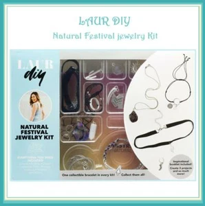 Kit de fabricación de joyas hágalo usted mismo del festival natural, gargantilla, pulseras collar LAUR - Imagen 1 de 4