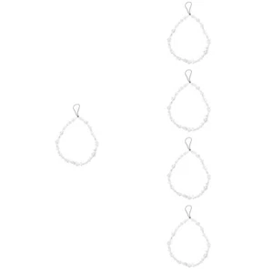 5 PCS Mobile Phone Chain Child Pearl Lanyard Hanging Wrist Strap - Zdjęcie 1 z 12