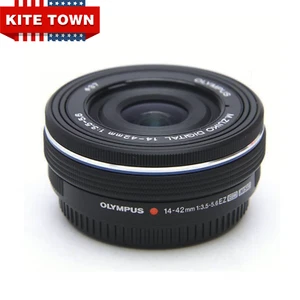 M.Zuiko 14-42mm f/3.5-5.6 EZ Black Lens for Panasonic Olympus  Micro Four Thirds - Picture 1 of 6