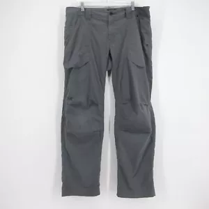 Arcteryx Pants Men 36 X 32 Gray Cargo Cotton Nylon Hiking Outdoor Trail - Picture 1 of 8