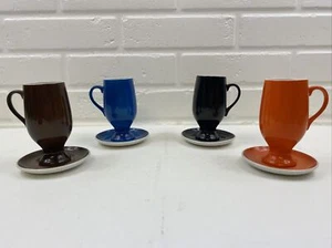 Juego de 4 tazas y platillos vintage Lagardo Tackett Schmid demitasse/espresso - Imagen 1 de 16