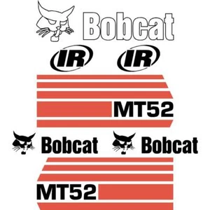 Calcomanías Bobcat MT52 - Kit de calcomanías repro modelo temprano calcomanías Bobcat MT-52 - Imagen 1 de 2
