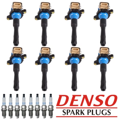 Bobina de encendido de alto rendimiento y bujía Denso Platinum para BMW X5 525i UF354 Foto 1 de 4