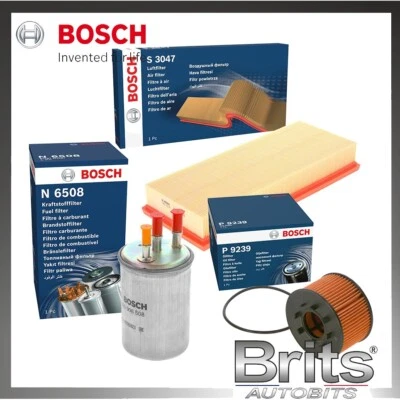 KIT DE SERVICIO para FORD MONDEO MK3 2.2 TDCI BOSCH ACEITE AIRE COMBUSTIBLE FILTROS (2004-2007) Foto 1 de 4