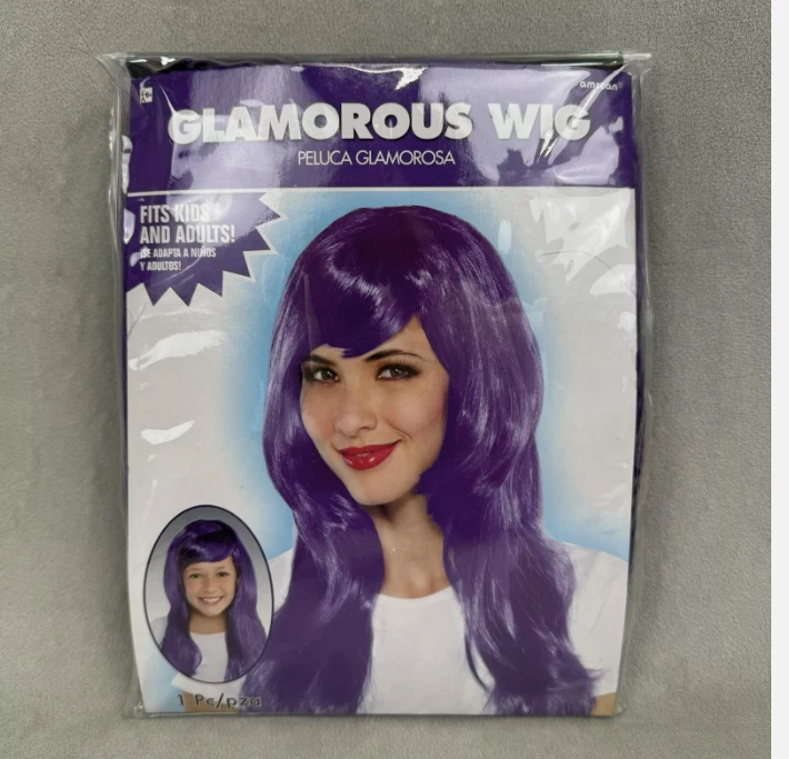 Amscan Adult Glamorous Wig Party Accessory White One Size Costume Halloween