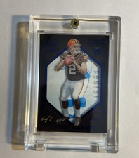 Johnny Manziel 2014 Panini Black Gold Blue Foil Frame Shadow Box 1/1 ROOKIE RC🔥