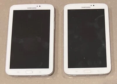 Defective Lot of 2 Samsung Galaxy Tab 3 7.0 SM-T217S Sprint Only 16GB  -  White - Image 1 of 3