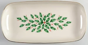 Bandeja de pan Lenox Holiday 14" nueva en caja - Imagen 1 de 2