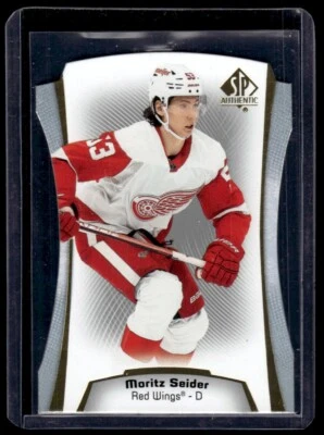 2021-22 SP Authentic Die Cut Moritz Seider Rookie Detroit Red Wings #DC-19 - Image 1 of 2