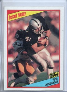 1984 TOPPS TODD CHRISTENSEN INSTANT REPLAY  (NM/MT)