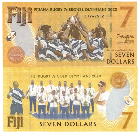 Fiji 7 Dollars 2020 (2022) UNC Cover