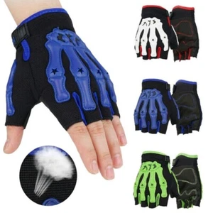 Half Finger Cycling Gloves Breathable Motorcycle Gloves MTB Road Bicycle Gloves - Foto 1 di 17