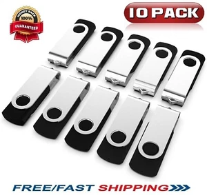 USB 2.0 Memory Stick Flash Pen Drive BULK WHOLESALE 10 PACK 1/2/4/8/16/32GB - Picture 1 of 19