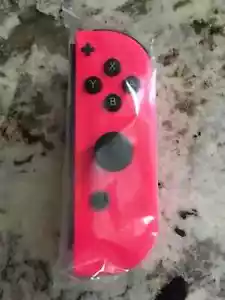 Nintendo Switch Splatoon 2 Neon PINK RIGHT Joy-con Only Joycon Brand New Genuine - Picture 1 of 1