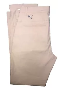 Pantalones de golf Puma Dealer para hombre 33x32 bronceados agarre de silicona cintura elástica elástica - Imagen 1 de 12