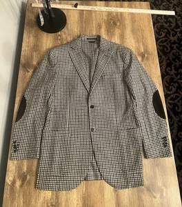 LUIGI BIANCHI MANTOVA Fratlelli Tallia Di Delfino Size US 40R Wool Jacket IT 50R - Picture 1 of 21