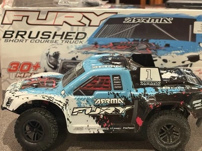 ARRMA  Fury 2WD MEGA RTR Brushed 1/10 Short Course Tested 30+MPH - Image 1 of 4
