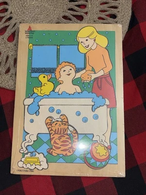 Juguetes de madera para el cuidado de niños de 2 a 8 años. 8 piezas. Juguete vintage. Bathtime. Puzzle. Foto 1 de 2