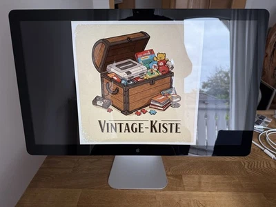 Apple Thunderbolt 27-Zoll 2560x1440 IPS LED Monitor - Silber (MC914ZM/B) - Bild 1 von 4