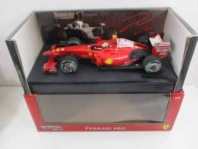 P9966- FERRARI F60 F1 #3 G.Fisichella 2009 HOT WHEELS 1/18 - Photo 1/4