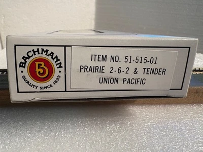 N Scale Bachmann Union Pacific Prairie 2-6-2 & Tender #1836 (25-827) - Image 1 of 4