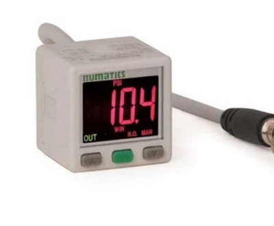 Numatics DPS280PNQ8 Pressure Switch 1/8" NPT 0-145PSI PNP W/M8 QUICK DISC, 2M - Image 1 of 4