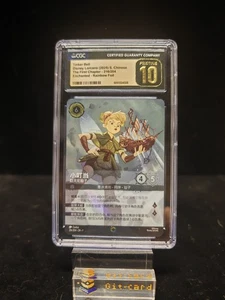 Tinker Bell Lorcana The First Chapter S.Chinese 216/204 CGC 10 Enchanted - Picture 1 of 2