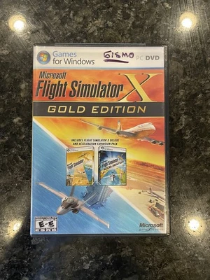 Microsoft Flight Simulator X: Gold Edition (PC: Windows, 2008) Foto 1 de 3